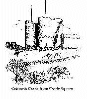 Criccieth Castle from Castle Square